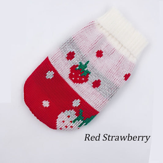 Red Strawberry Sweater