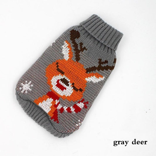 Gray Deer Sweater